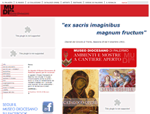 Tablet Screenshot of museodiocesanopa.it